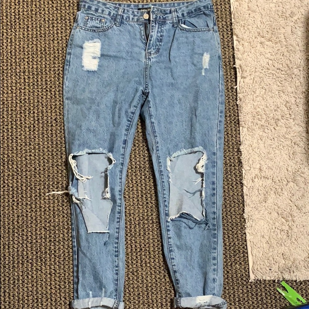 pretty little thing mom jeans